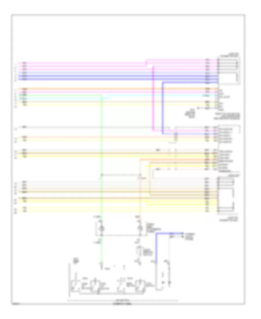 Hands Free Module Wiring Diagram, without Navigation (2 of 2) for Honda Odyssey Touring 2011