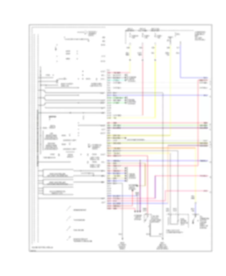 Instrument Cluster Wiring Diagram 1 of 2 for Honda Ridgeline RTL 2006