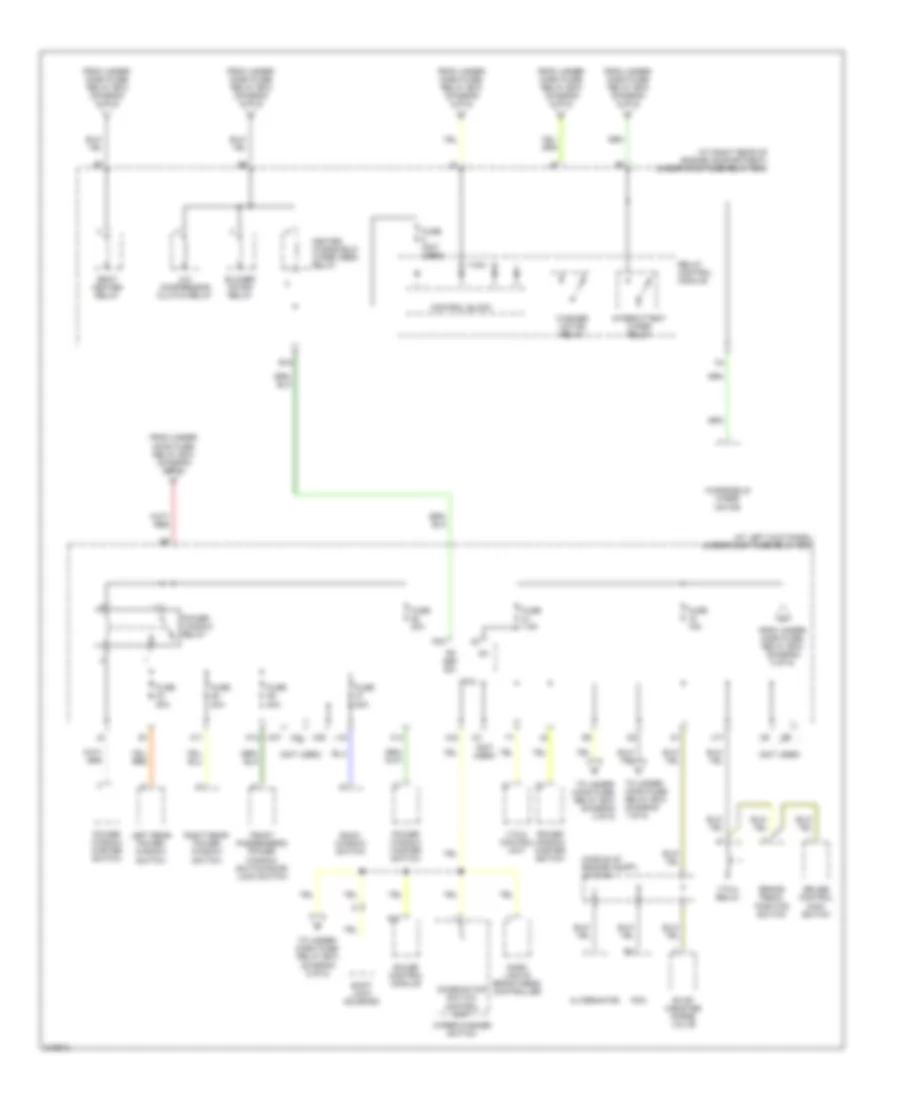 Power Distribution Wiring Diagram 4 of 5 for Honda Ridgeline RTL 2006