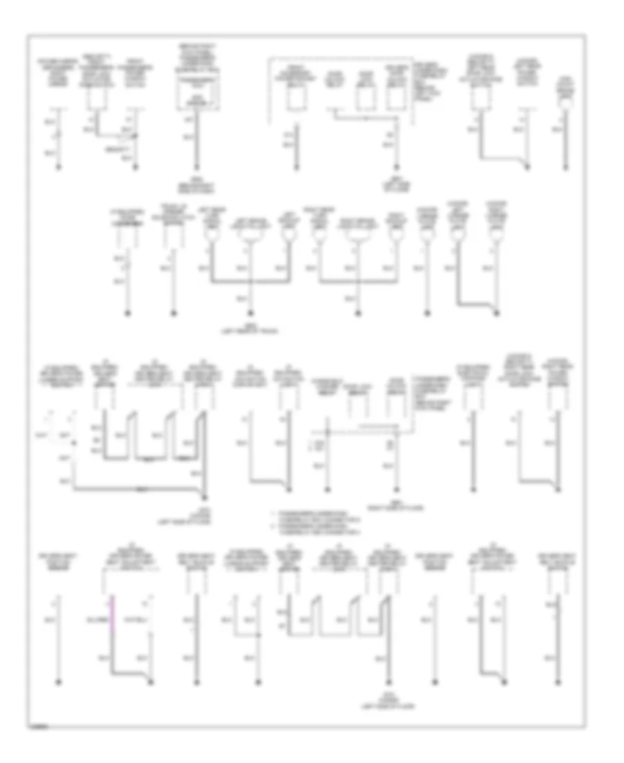 Ground Distribution Wiring Diagram 4 of 5 for Honda Accord LX 2010