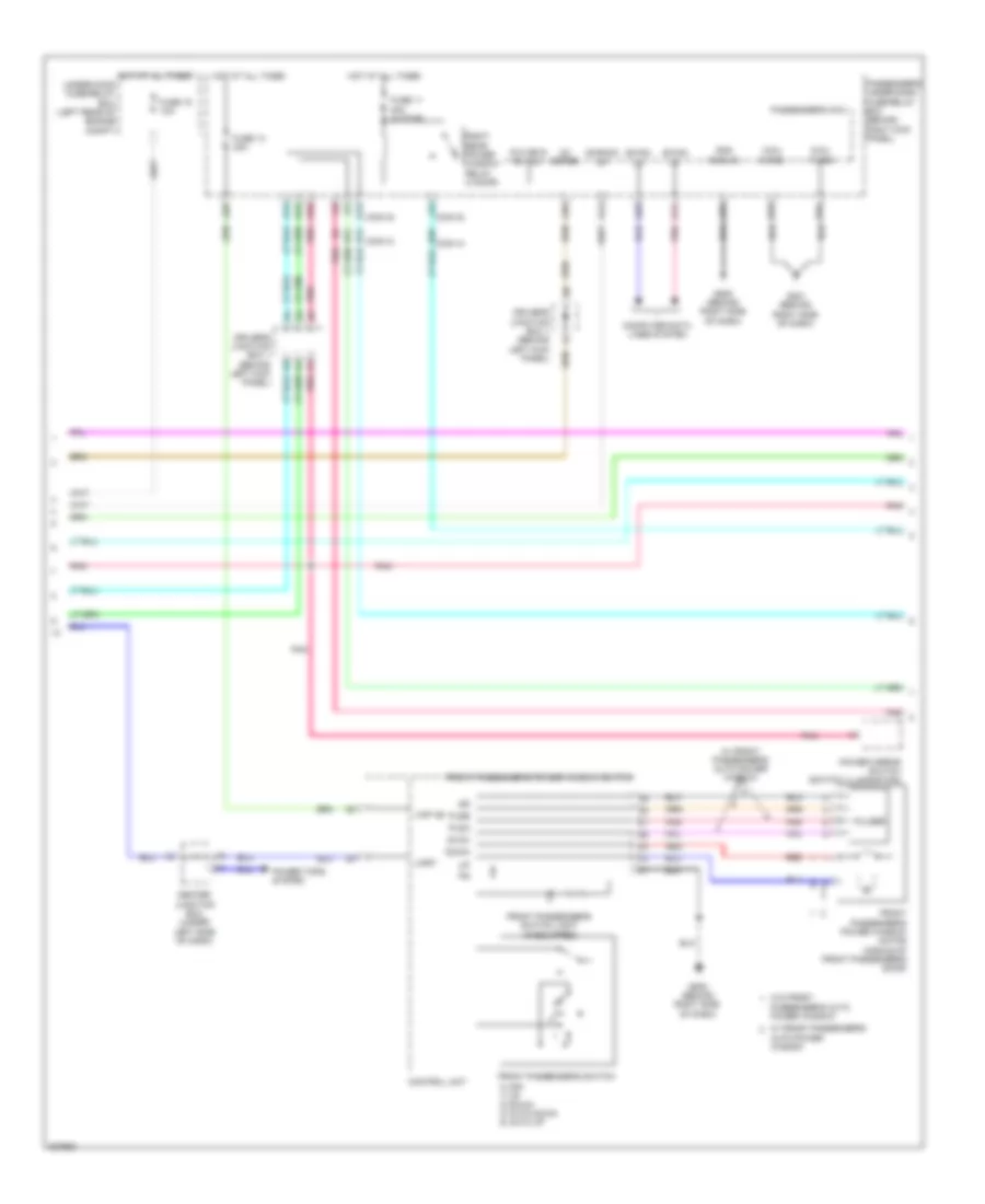 Power Windows Wiring Diagram 2 of 3 for Honda Accord LX 2010