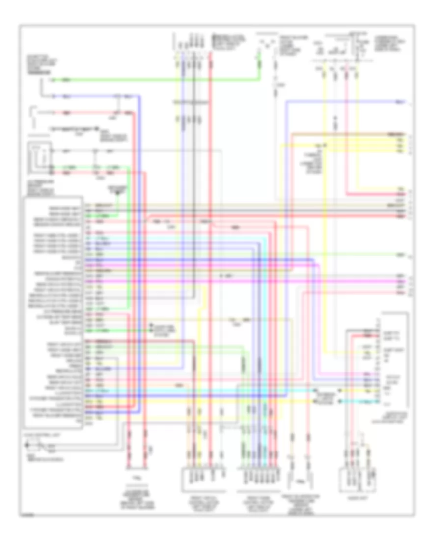 Manual AC Wiring Diagram (1 of 3) for Honda Pilot EX 2011