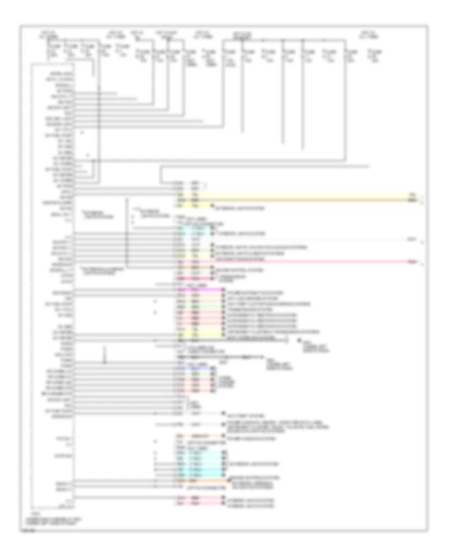 Body Control Modules Wiring Diagram 1 of 2 for Honda Pilot EX 2011