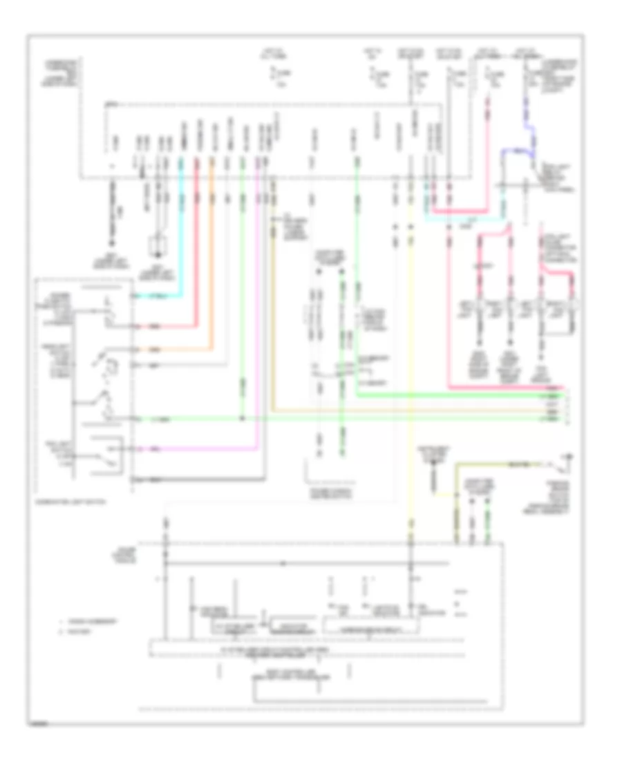 Headlights Wiring Diagram 1 of 2 for Honda Pilot EX 2011