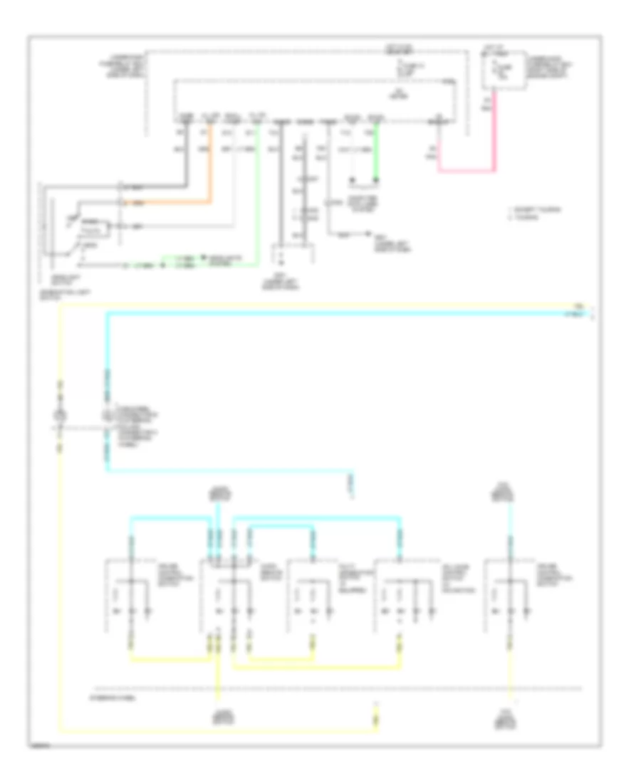 Instrument Illumination Wiring Diagram (1 of 3) for Honda Pilot EX 2011