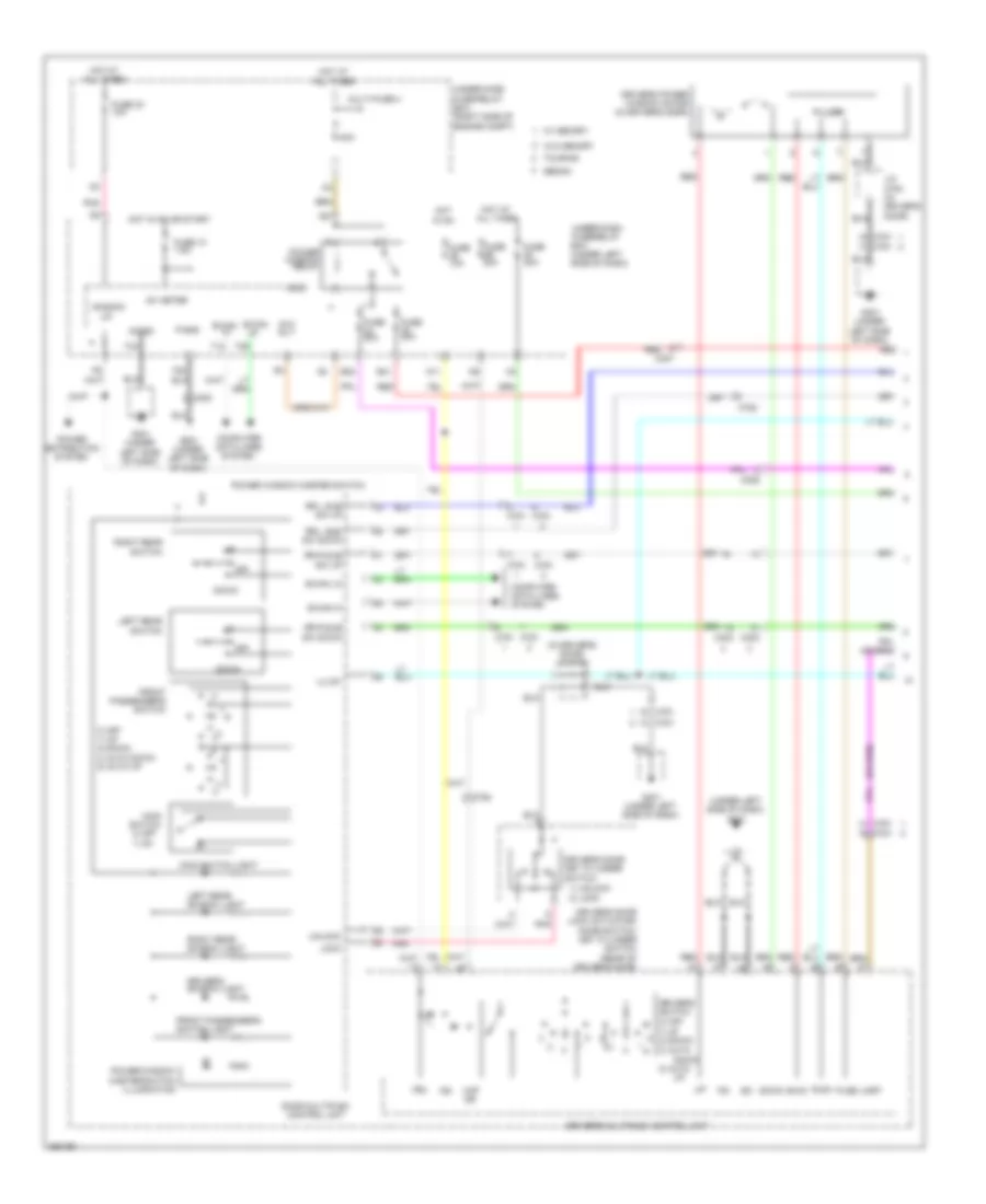 Power Windows Wiring Diagram 1 of 2 for Honda Pilot EX 2011