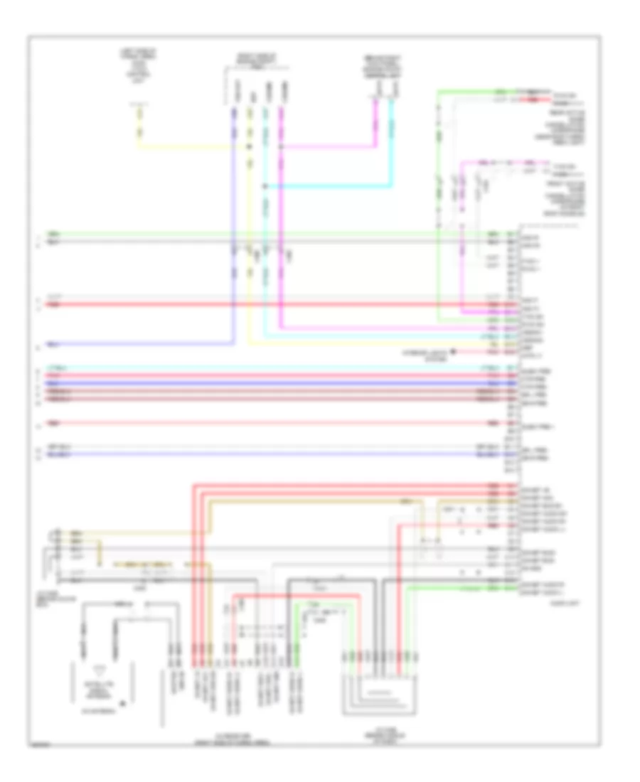 Premium Radio Wiring Diagram without Navigation 4 of 4 for Honda Pilot EX 2011