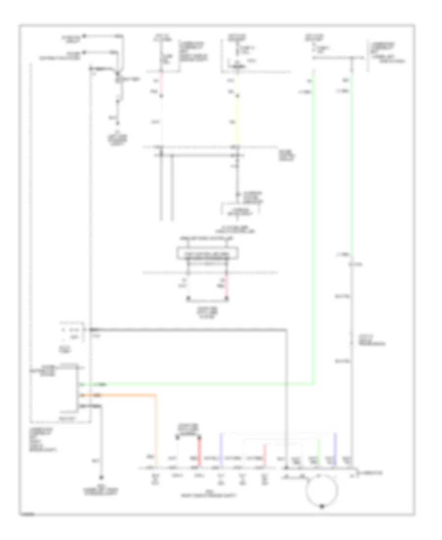 Charging Wiring Diagram for Honda Pilot EX 2011