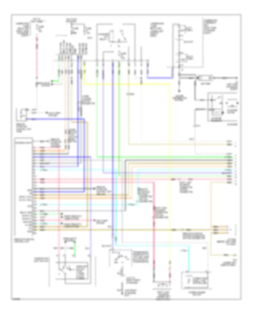 Remote Starting Wiring Diagram (1 of 2) for Honda Pilot EX 2011
