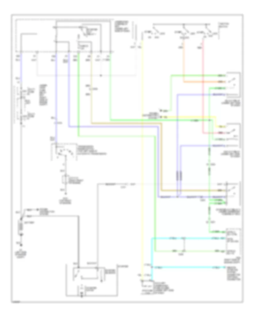 Starting Wiring Diagram for Honda Pilot EX 2011