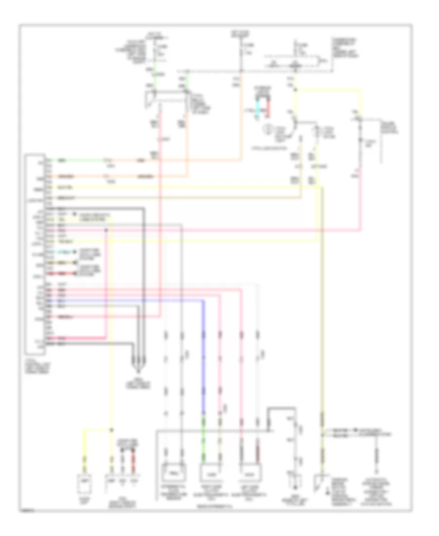 4WD Wiring Diagram for Honda Pilot EX 2011