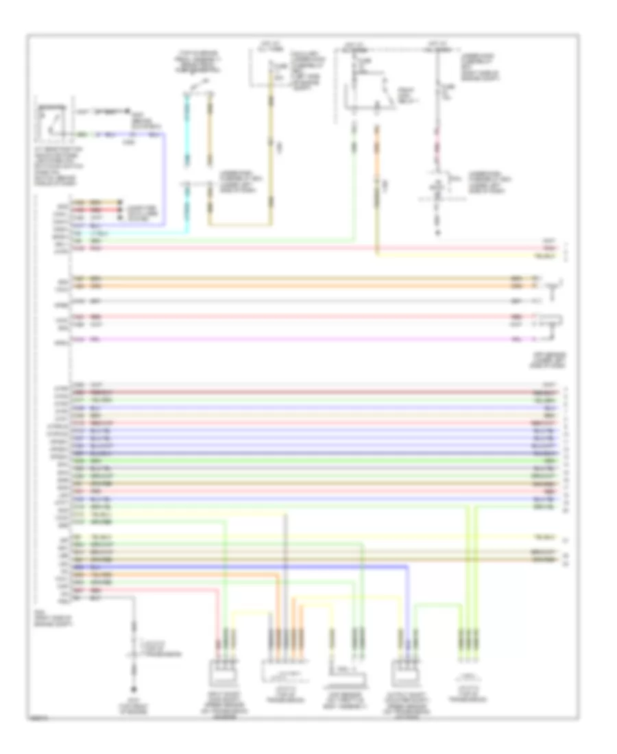 A T Wiring Diagram 1 of 2 for Honda Pilot EX 2011