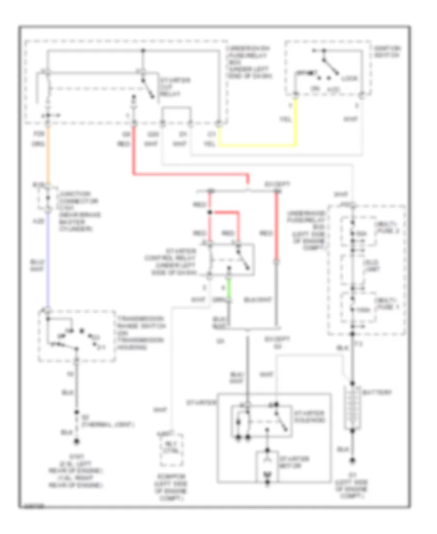 1 8L Starting Wiring Diagram A T for Honda Civic DX 2010
