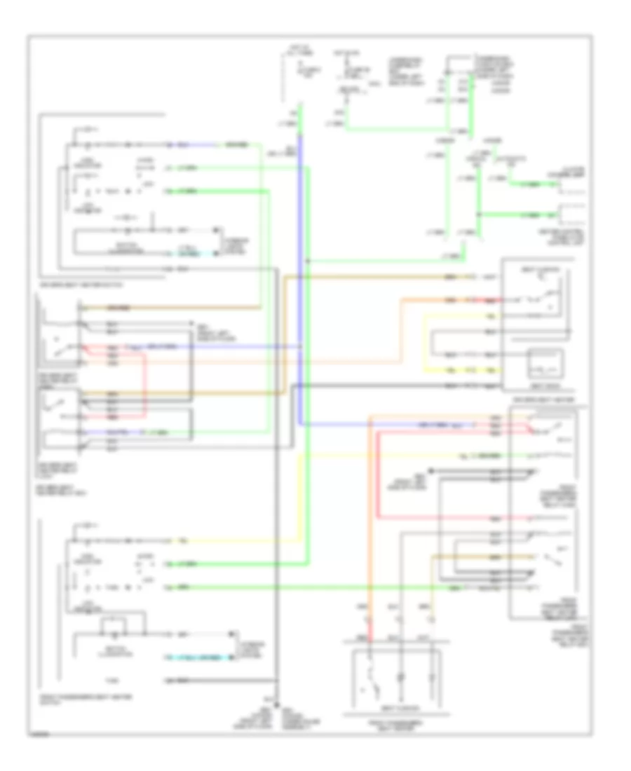 Heated Seats Wiring Diagram Except Hybrid for Honda Civic DX 2010