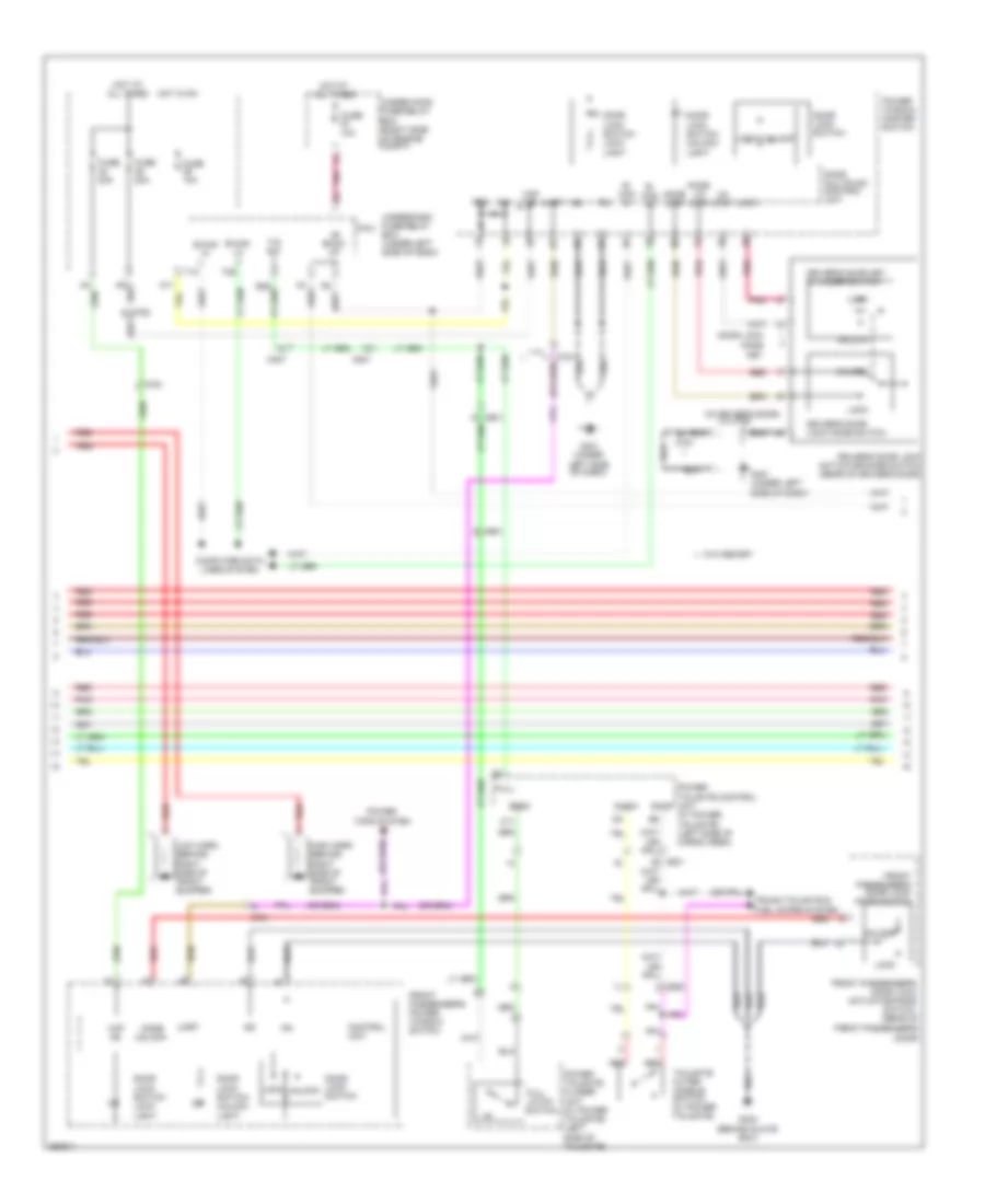 Power Door Locks Wiring Diagram (2 of 3) for Honda Pilot LX 2011