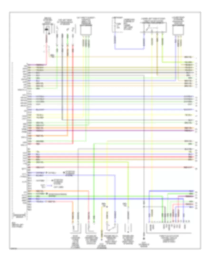 Engine Performance Wiring Diagram 1 of 5 for Honda S2006 2000