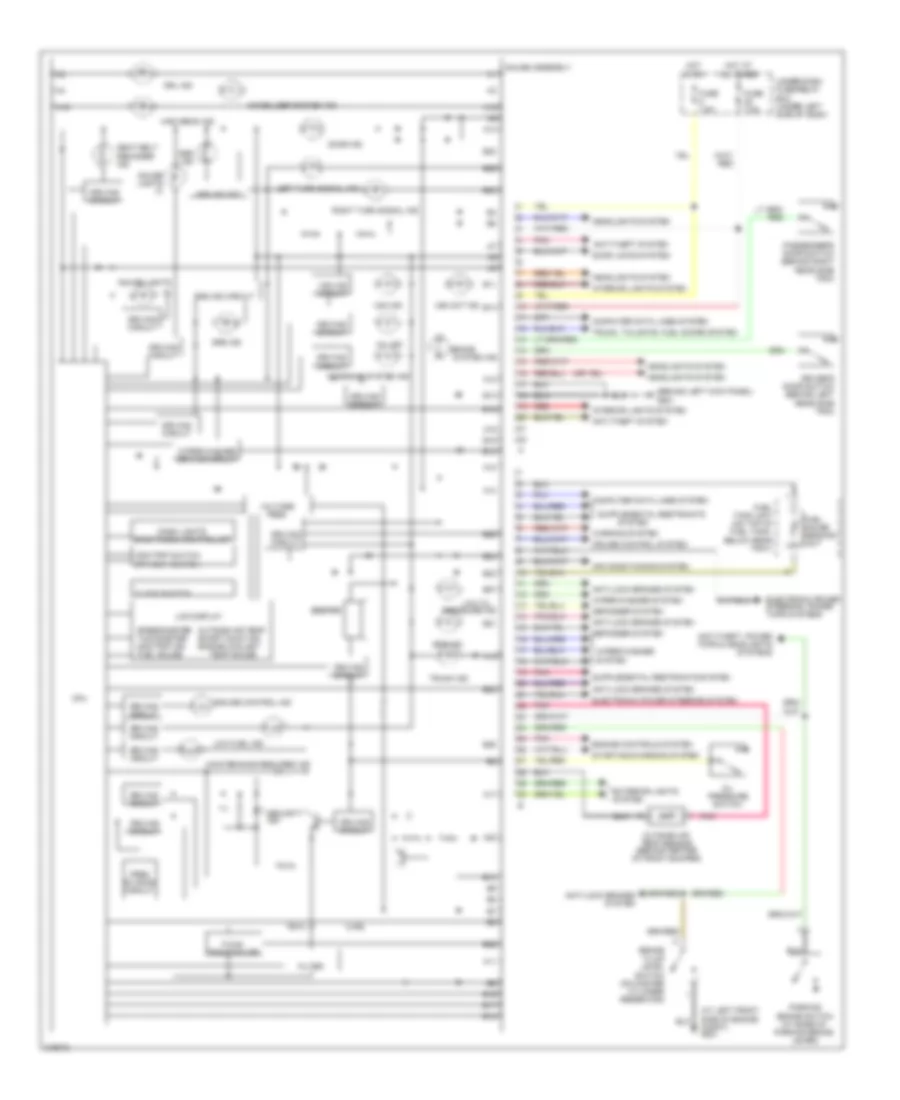 Instrument Cluster Wiring Diagram for Honda S2006 2000