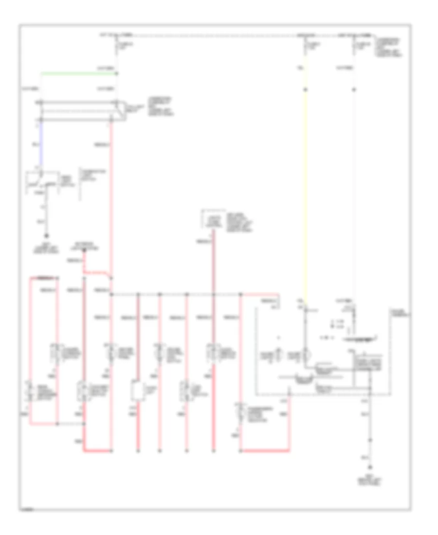 Instrument Illumination Wiring Diagram for Honda S2006 2000