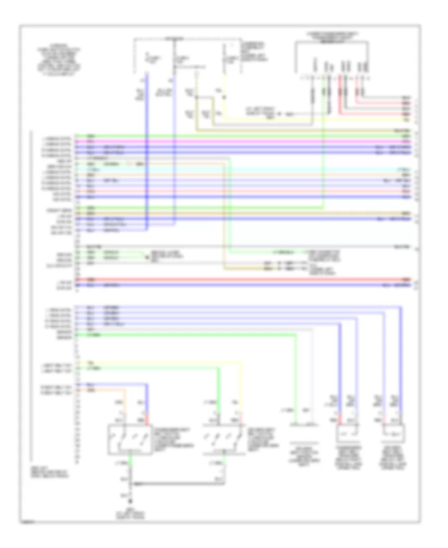 Supplemental Restraints Wiring Diagram 1 of 2 for Honda S2006 2000
