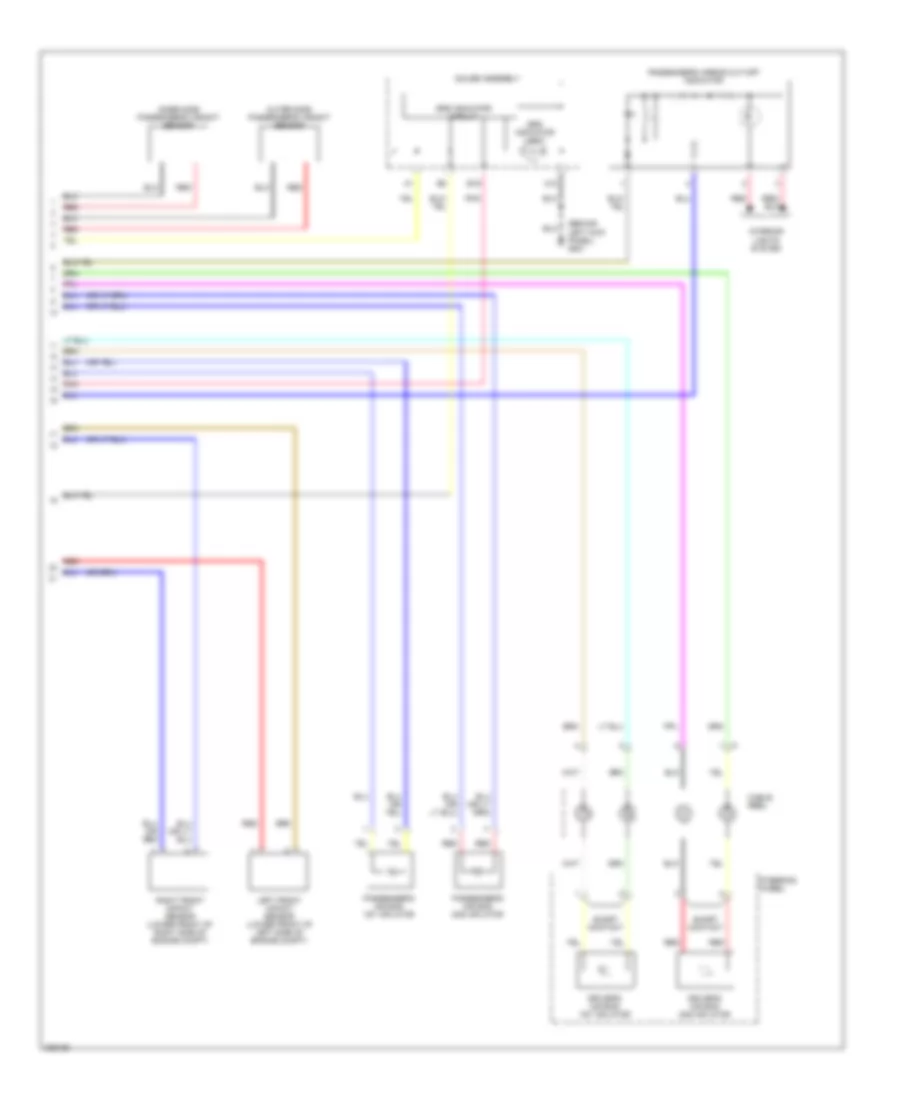 Supplemental Restraints Wiring Diagram 2 of 2 for Honda S2006 2000