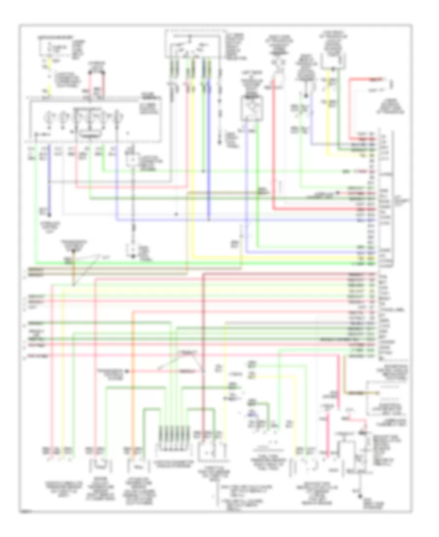 1.6L, Engine Performance Wiring Diagrams (3 of 3) for Honda Civic DX 1997