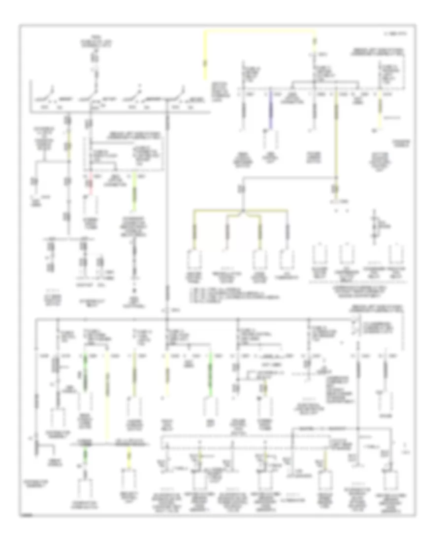 Power Distribution Wiring Diagram 2 of 3 for Honda Civic EX 1997
