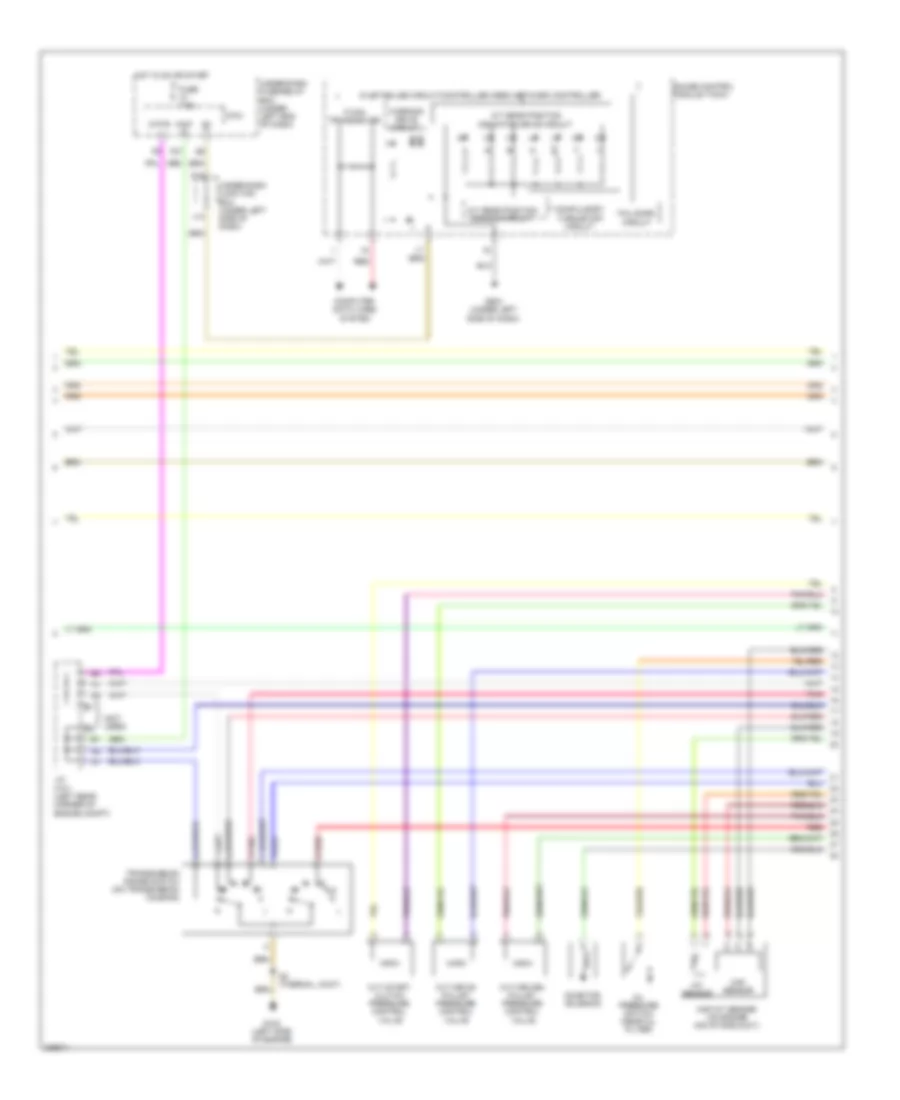 1.3L, Engine Controls Wiring Diagram (2 of 5) for Honda Civic EX 2010