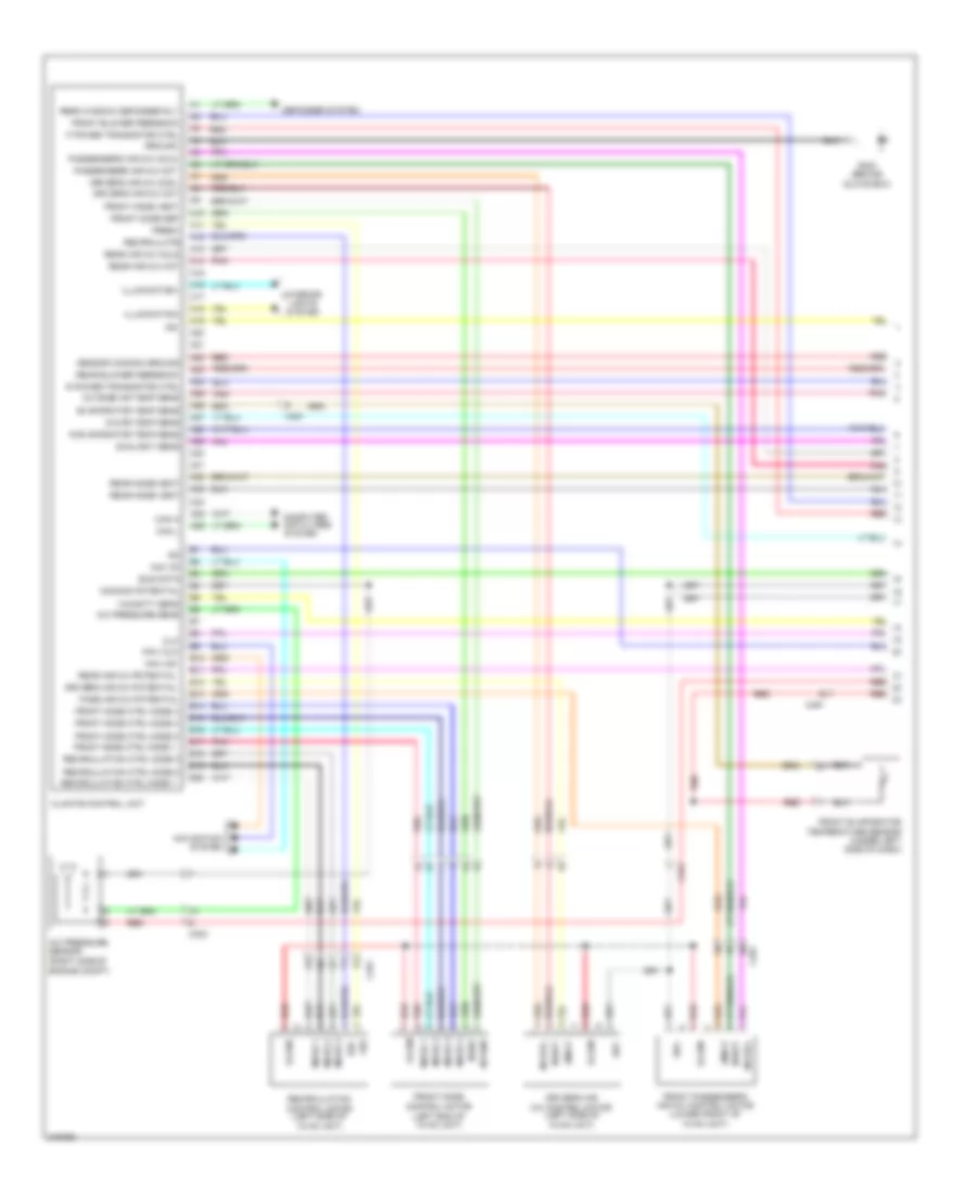 Automatic AC Wiring Diagram (1 of 3) for Honda Pilot Touring 2011