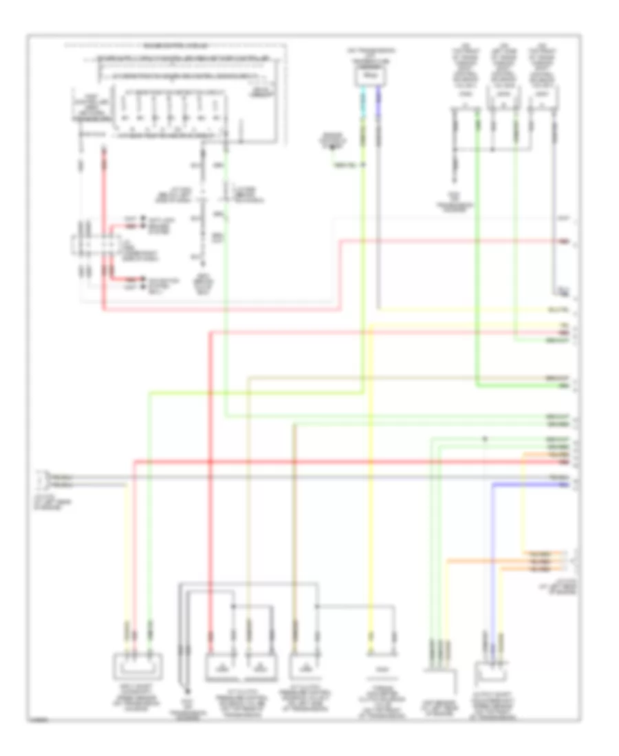 3.0L, Transmission Wiring Diagram, Except Hybrid (1 of 2) for Honda Accord 2007