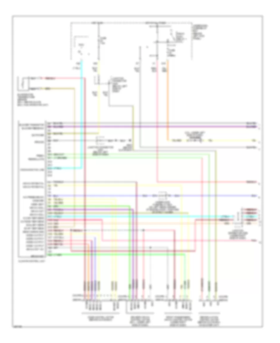 Automatic AC Wiring Diagram, Except Hybrid (1 of 3) for Honda Accord 2007