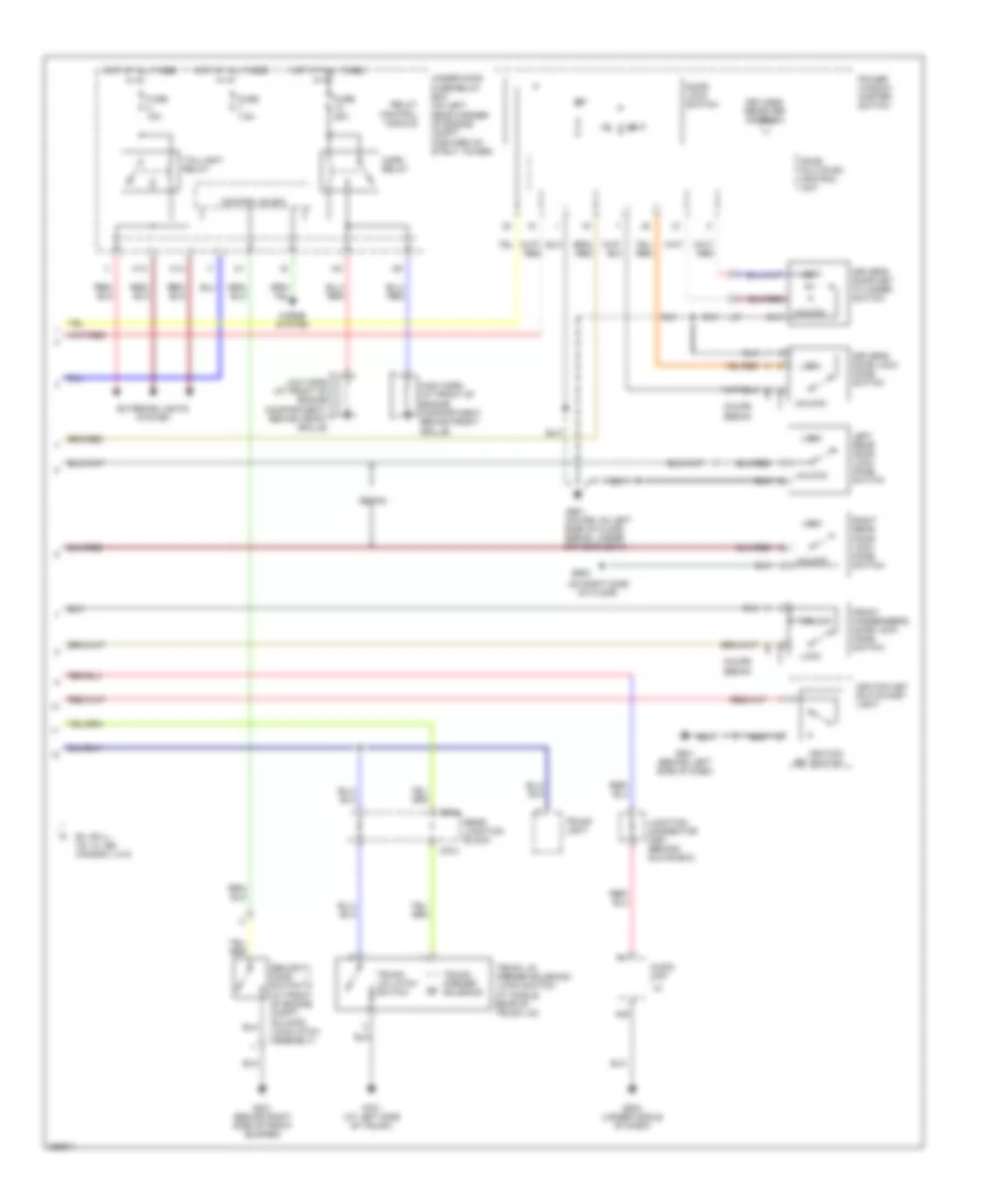 Forced Entry Wiring Diagram, Except Hybrid without Accessory (2 of 2) for Honda Accord 2007