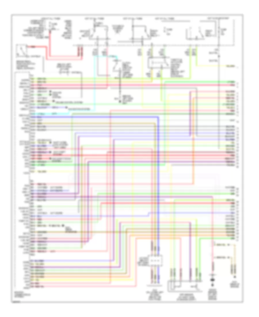 3 0L Engine Performance Wiring Diagram Except Hybrid 1 of 5 for Honda Accord 2007