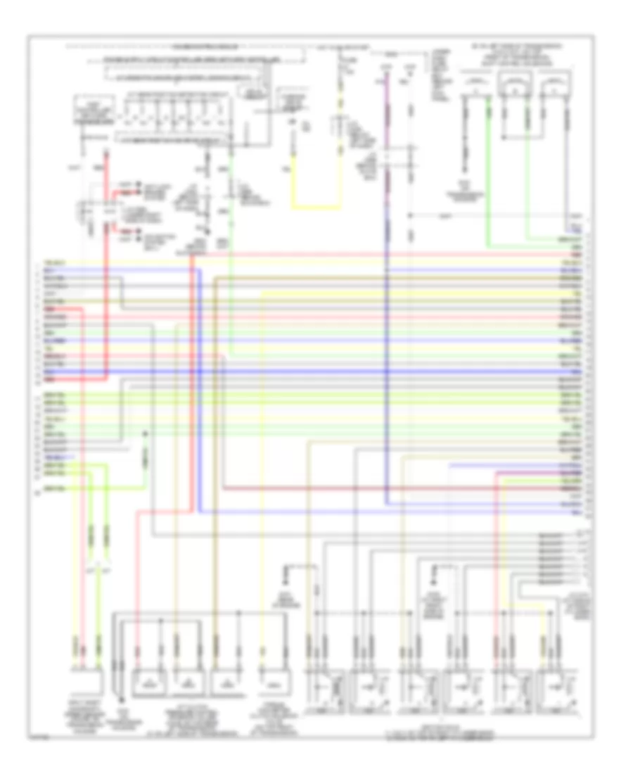 3.0L, Engine Performance Wiring Diagram, Except Hybrid (4 of 5) for Honda Accord 2007