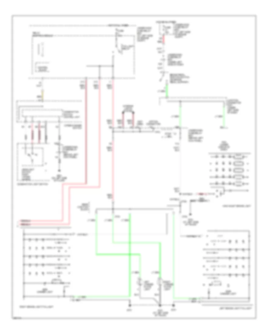 Exterior Lamps Wiring Diagram Hybrid 2 of 2 for Honda Accord 2007