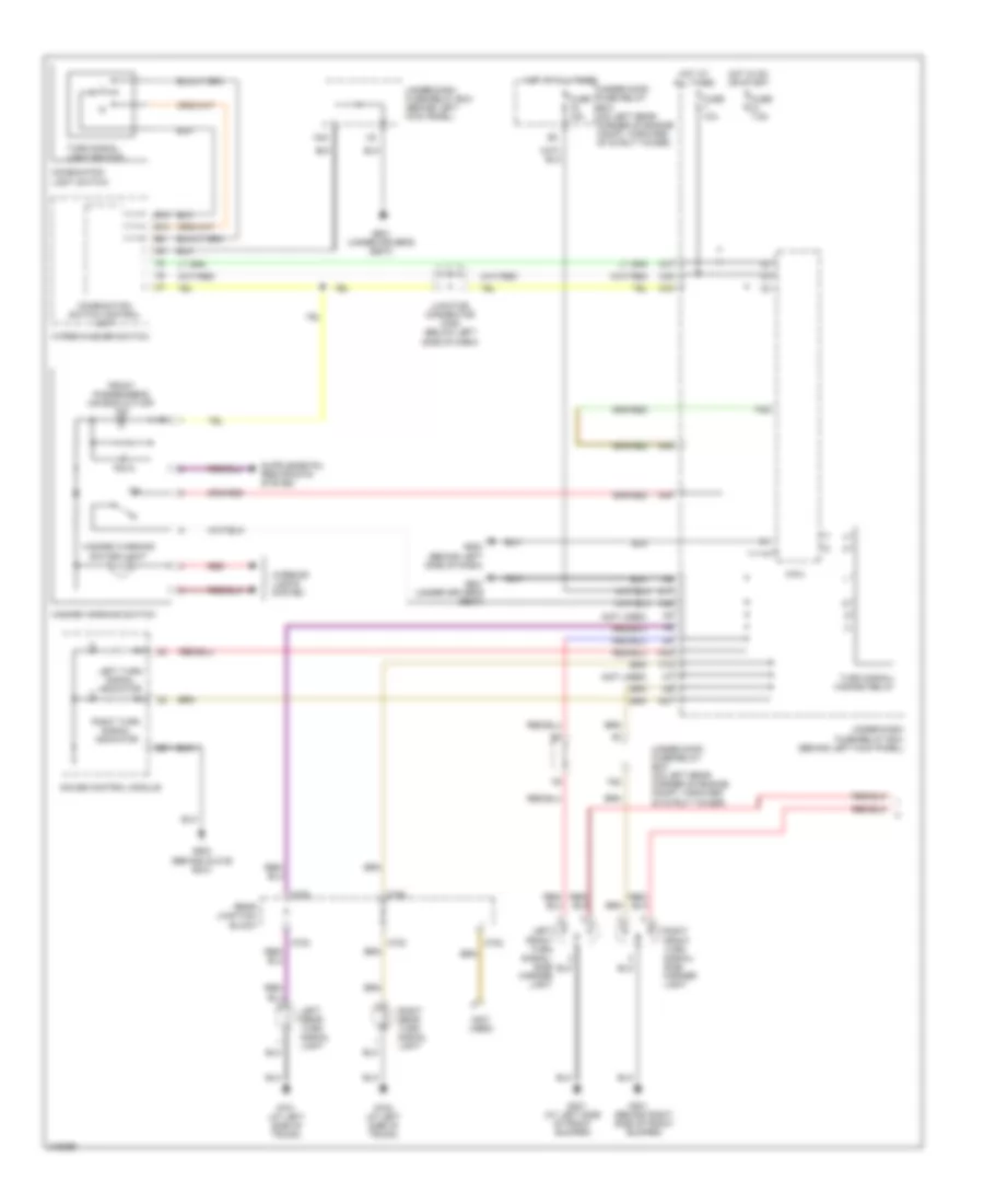 Exterior Lamps Wiring Diagram, Sedan without Hybrid (1 of 2) for Honda Accord 2007