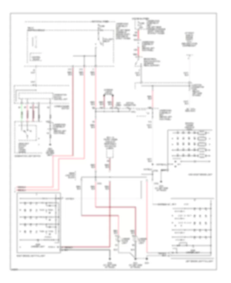 Exterior Lamps Wiring Diagram Sedan without Hybrid 2 of 2 for Honda Accord 2007