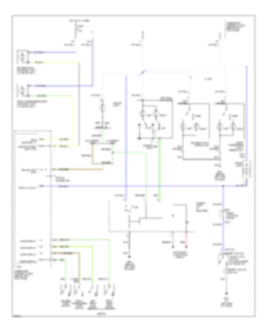 Courtesy Lamps Wiring Diagram Except Hybrid for Honda Accord 2007