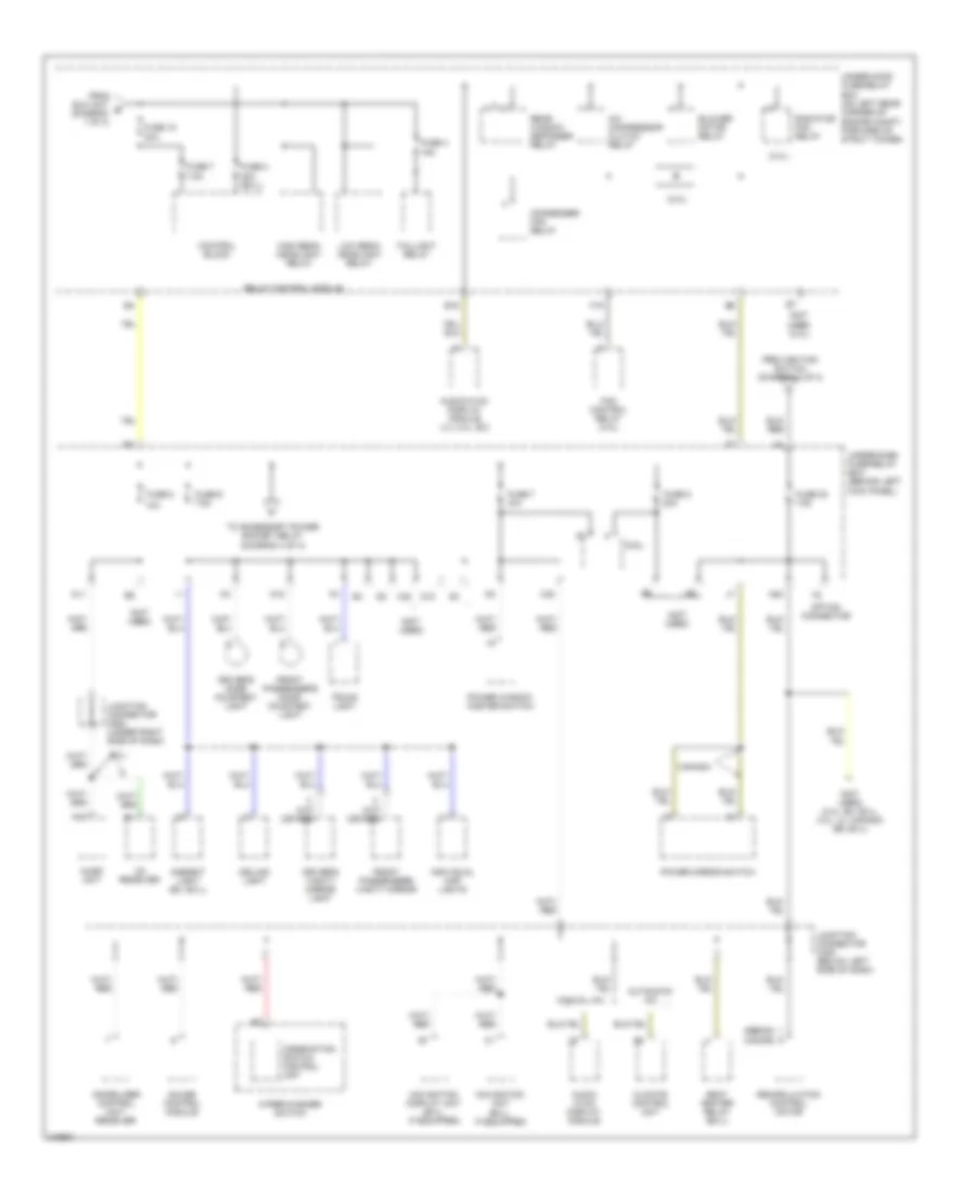 Power Distribution Wiring Diagram Except Hybrid 3 of 4 for Honda Accord 2007