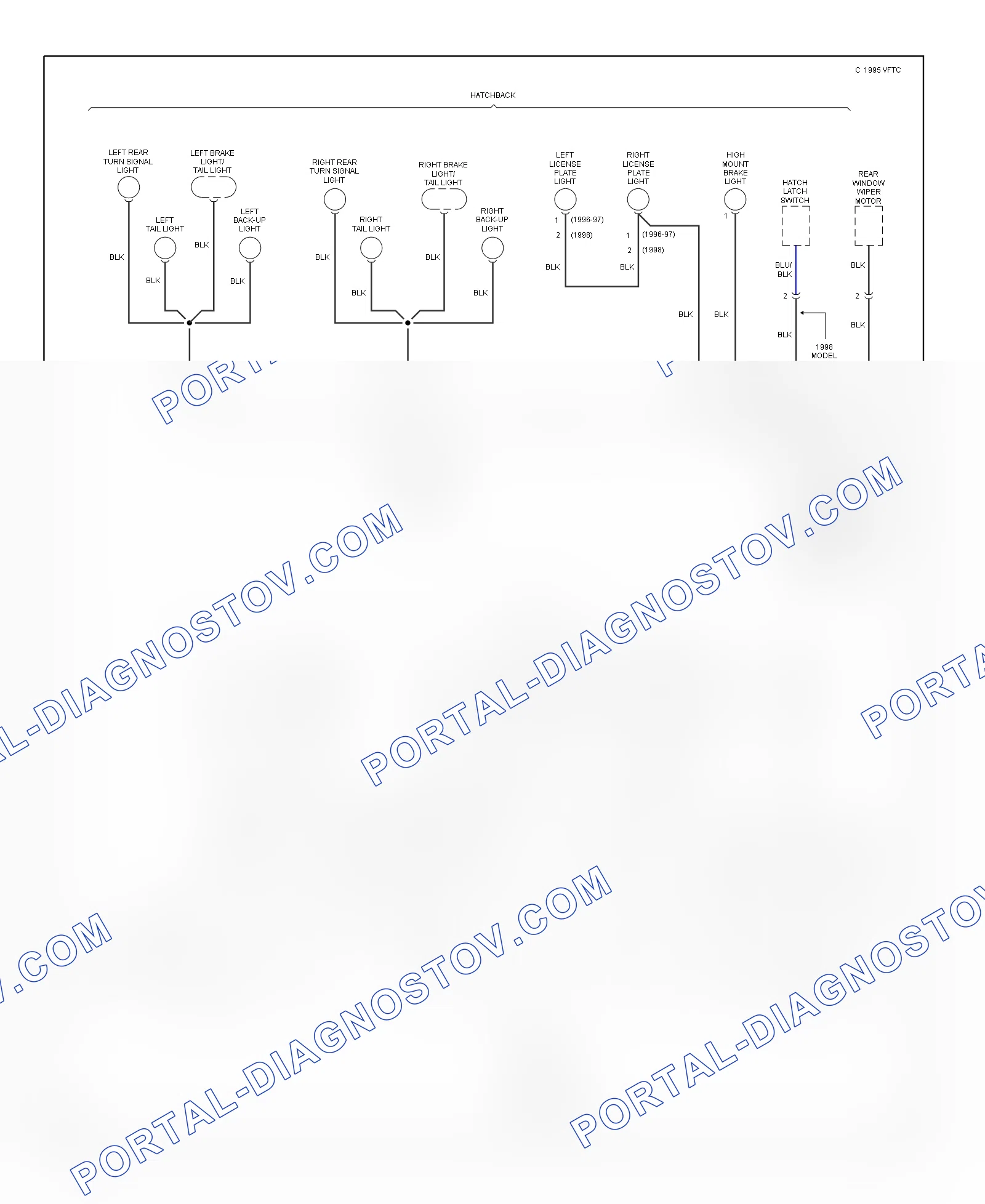 thumbnail image 2 of 2x Front Left & Right Brake Calipers With Brackets For Honda Civic HX 1997-2000 - BFO 2 of 6