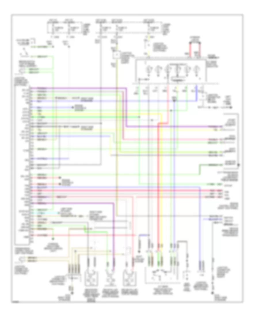 Transmission Wiring Diagram, HX for Honda Civic HX 1997