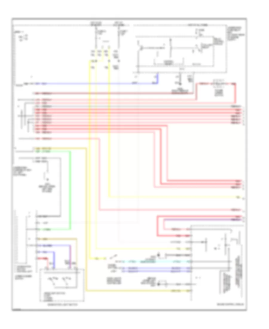 Instrument Illumination Wiring Diagram (1 of 2) for Honda Ridgeline RT 2011