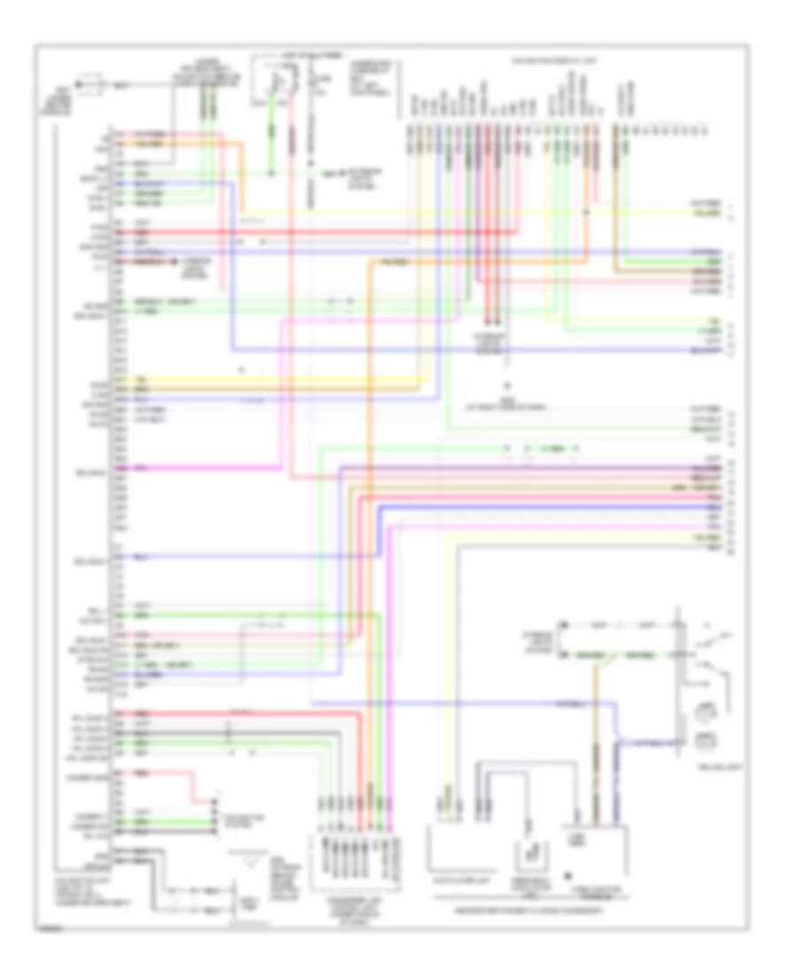 Navigation Wiring Diagram 1 of 4 for Honda Ridgeline RT 2011