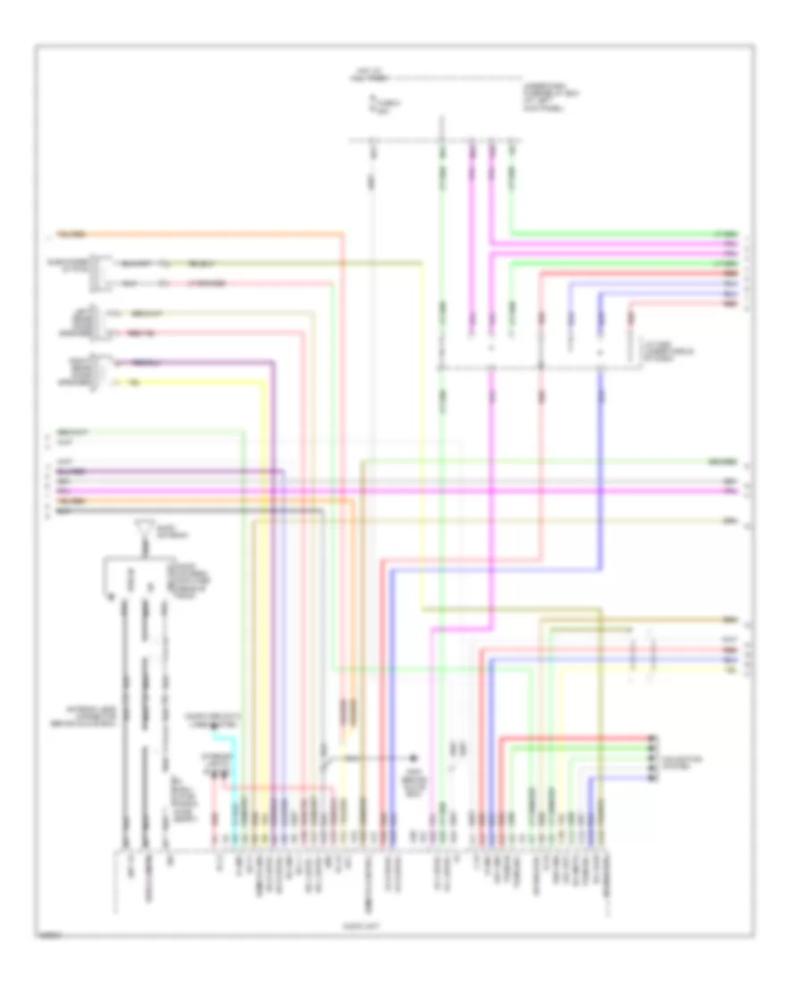 Navigation Wiring Diagram (3 of 4) for Honda Ridgeline RT 2011