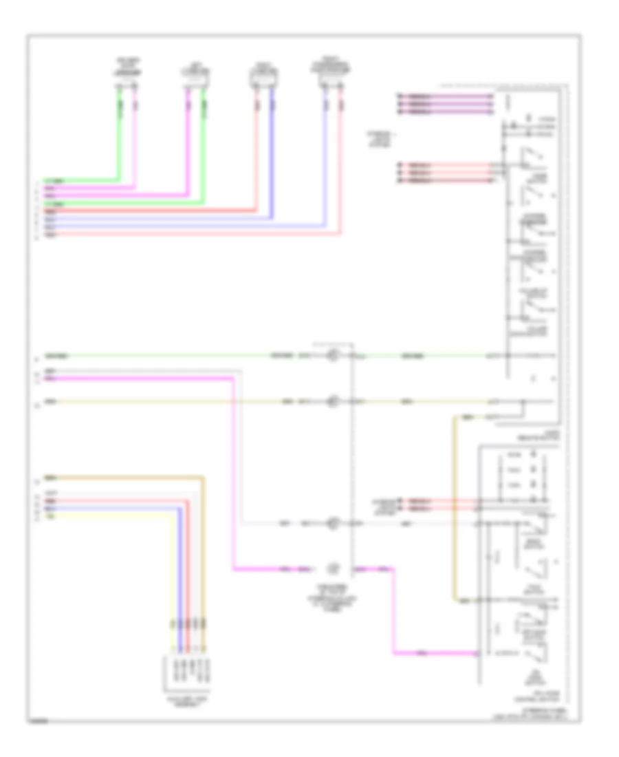 Navigation Wiring Diagram (4 of 4) for Honda Ridgeline RT 2011