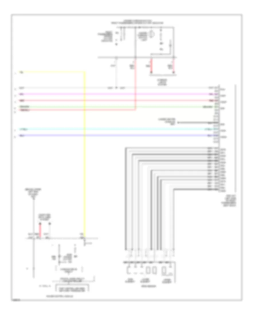 Supplemental Restraints Wiring Diagram 3 of 3 for Honda Ridgeline RT 2011