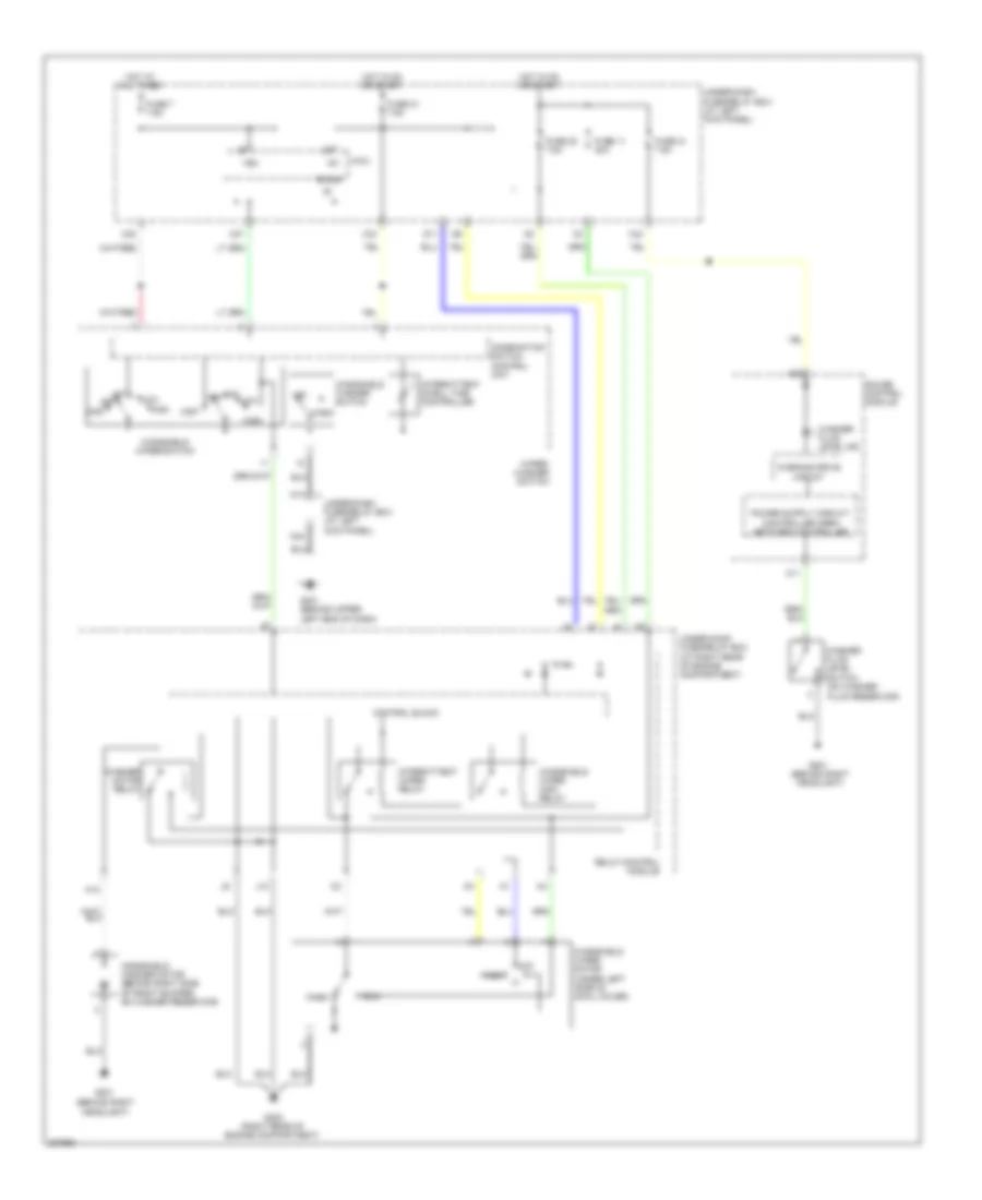 Wiper Washer Wiring Diagram for Honda Ridgeline RT 2011
