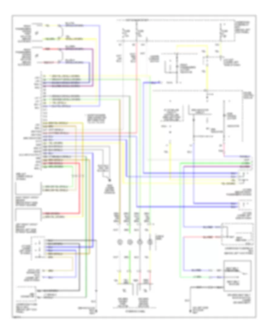 Supplemental Restraints Wiring Diagram Hybrid 1 of 2 for Honda Accord EX 2007