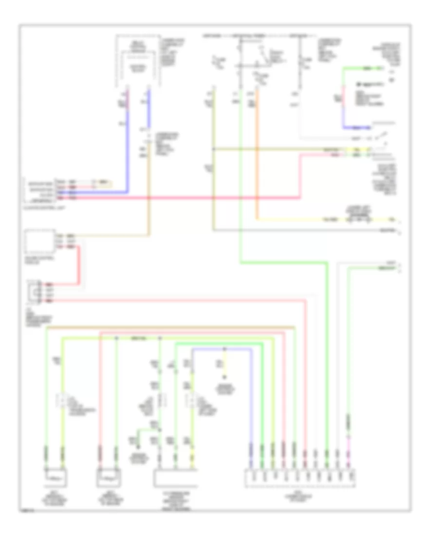3.0L, Cooling Fan Wiring Diagram, Hybrid (1 of 2) for Honda Accord EX 2007