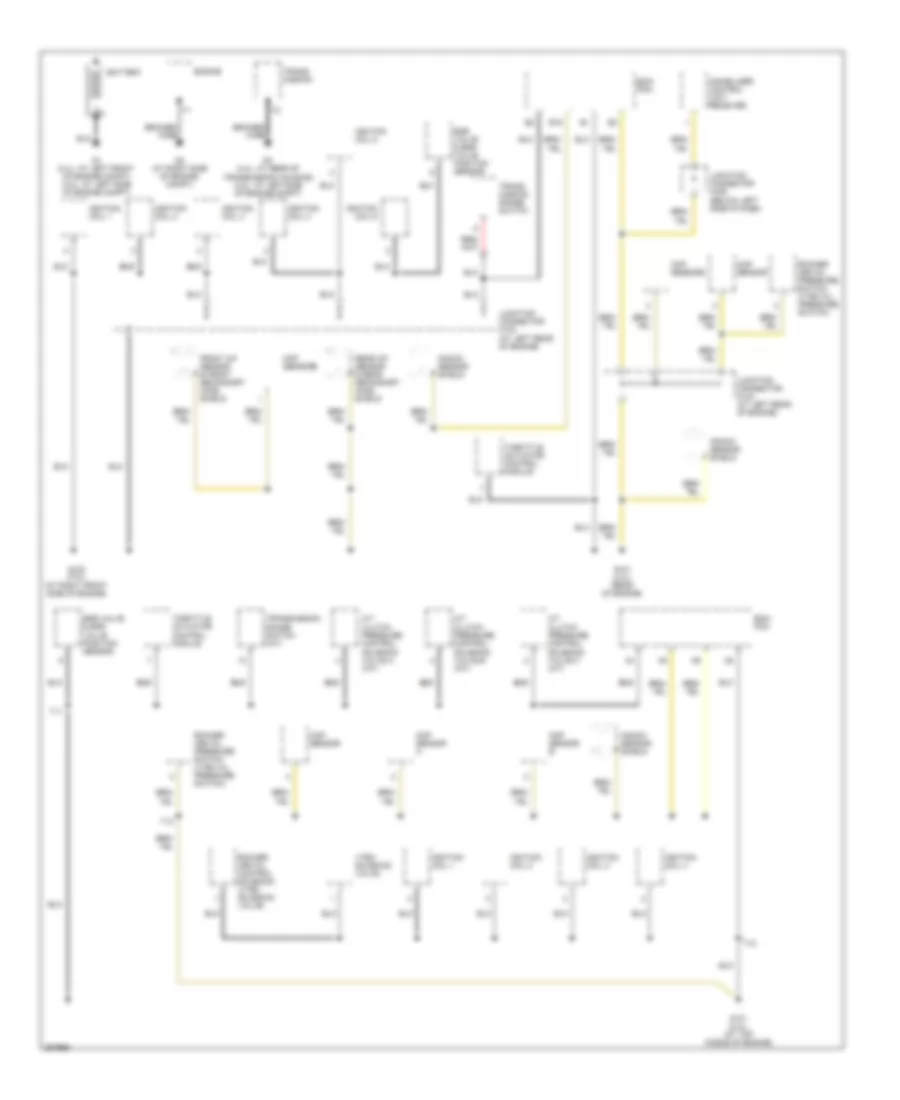 Ground Distribution Wiring Diagram Except Hybrid 1 of 4 for Honda Accord EX 2007