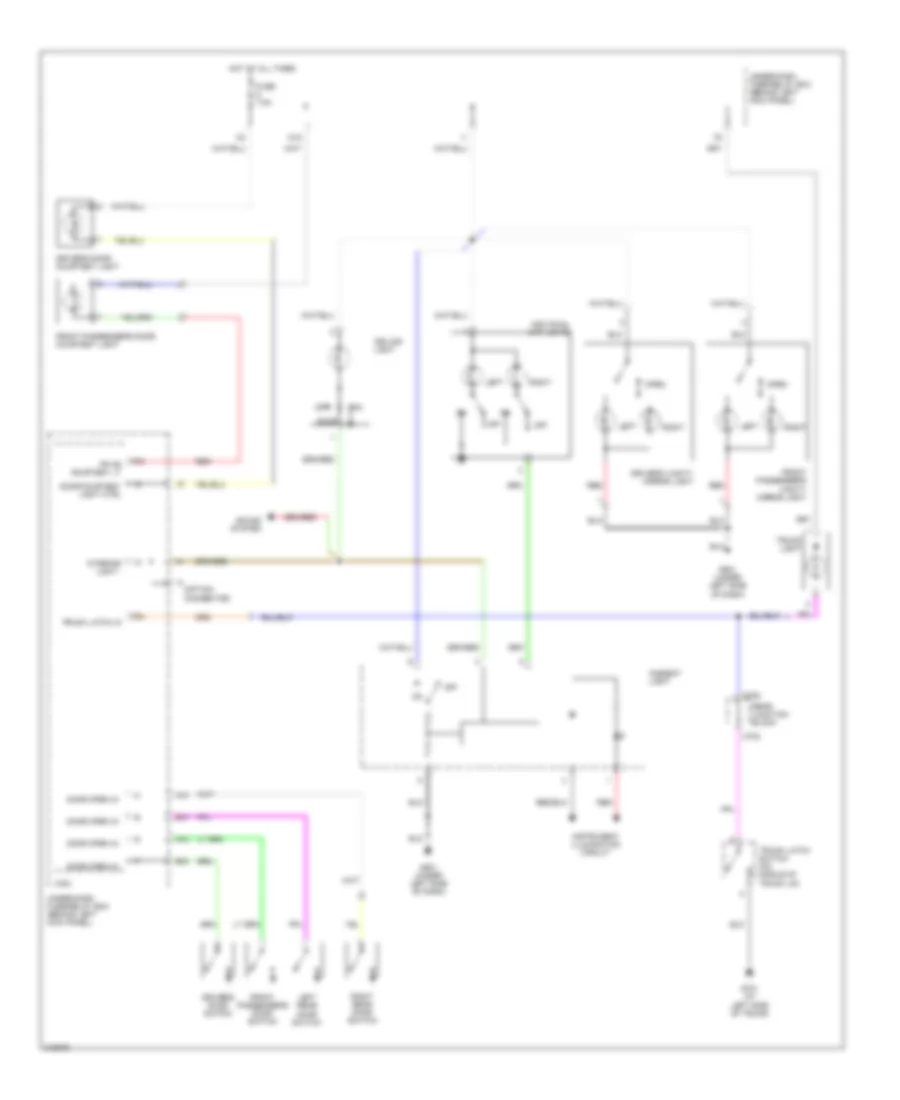 Courtesy Lamps Wiring Diagram Hybrid for Honda Accord EX 2007